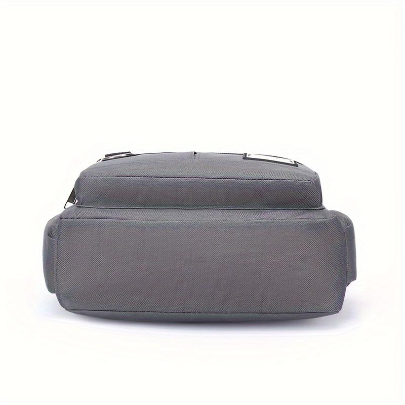 Multi-pocket Crossbody Shoulder Bag, Casual Travel Office Messenger Bag, Durable, Multiple Compartments