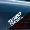 Bilkaross TURBO DIESEL Styling Klistermärke Bilfönster Dekorativ Dekal Bilspegel Emblem Klistermärke Auto Exteriörtillbehör
