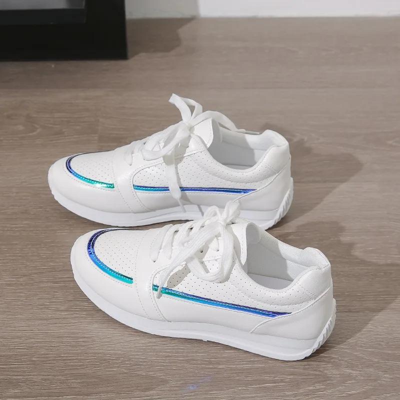 Tenisky Ženy Nové Sportovní Boty Dámské Malé Bílé Boty Móda Pohodlí Tenisky Univerzální Lehká Běžecká obuv