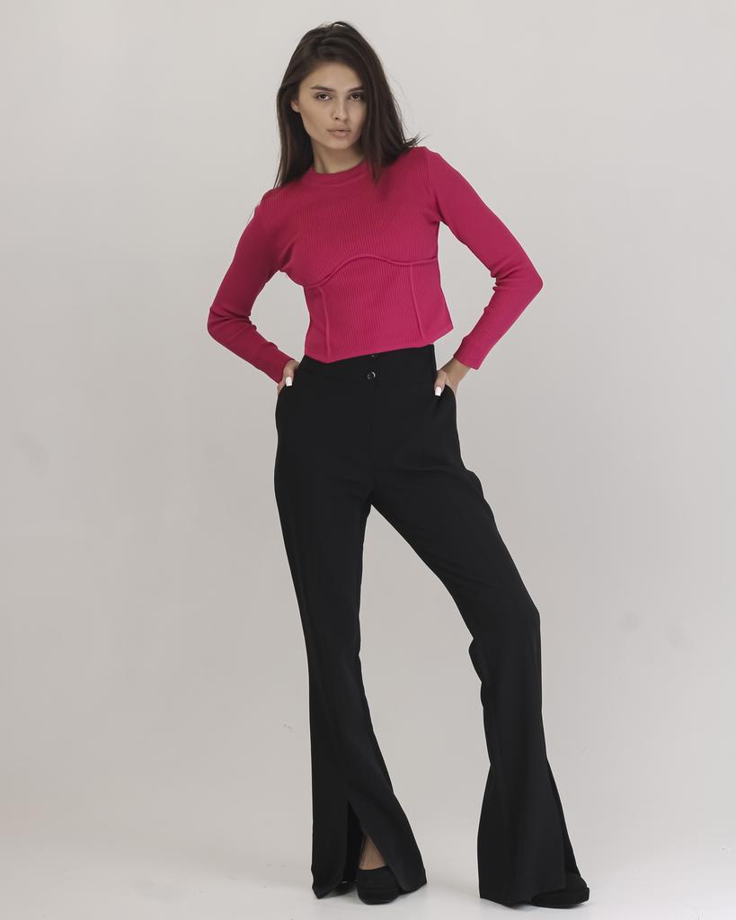 High-waisted Trousers Fi More 1193 36 Black