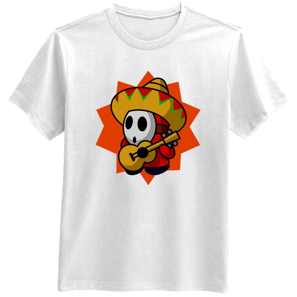 Mexican Guy Shy Cowboy Cartoon Retro Video Game play Funny T Shirt Tee Gift New S