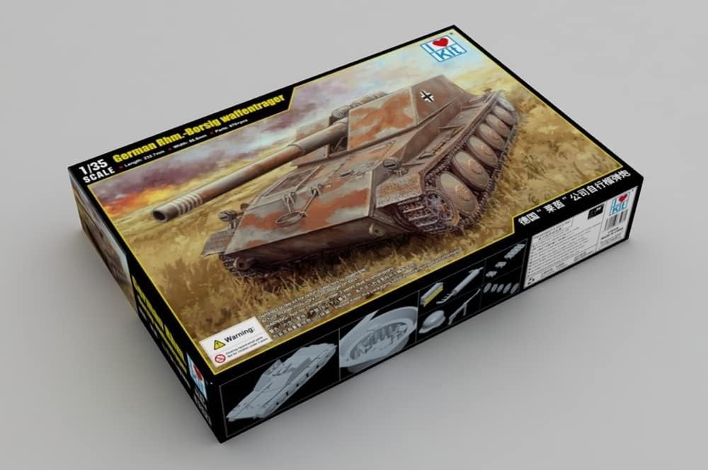 I Love Kit German Army Rheinmetall Borsig 15cm Pak Plastic Model Kit ILK63523 1/35 L/29.5 Waffenträger