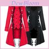 Elegant Medieval Women Vintage Victorian Costume Jacket With Intricate Lace Design