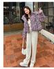 Women's Short Leopard Print Hooded Winter Jacket