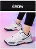 Scarpe da Badminton e Tennis Leggere e Traspiranti da Uomo con Fibbia Rotante