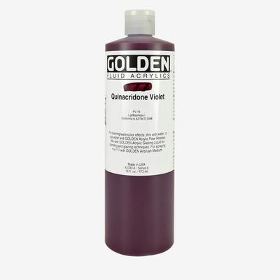 Acrylfarbe - GOLDEN - Chinacridonviolett - 473ml - Professionell - Gemischt