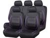 Universal 5-Seat Faux Leather Car Seat Cover Full Coverage Suv Trucker Seat Protector Soft Lightweight Car Seat Protection Pad