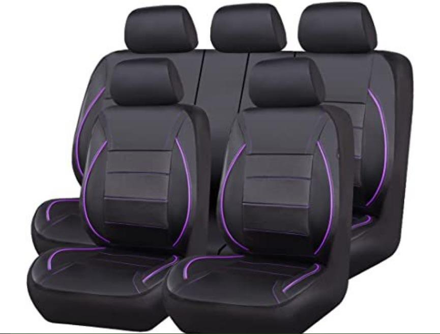 Universal 5-Seat Faux Leather Car Seat Cover Full Coverage Suv Trucker Seat Protector Soft Lightweight Car Seat Protection Pad