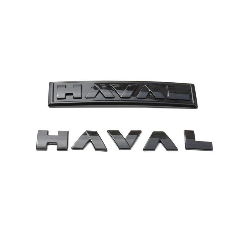 

Haval Jolion 2025 Logo Front Emblem Black Badge Sticker For GWM Haval Dargo F7 2024 2025 H5 H6 PHEV Front Rear Grille Hood Decal Redesigned in 2024