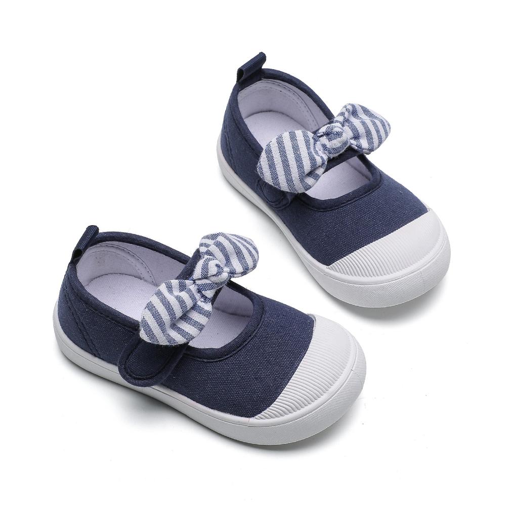 Rutschfeste Mädchenschuhe mit weicher Sohle und atmungsaktivem Innenmaterial, Canvas-Schuhe