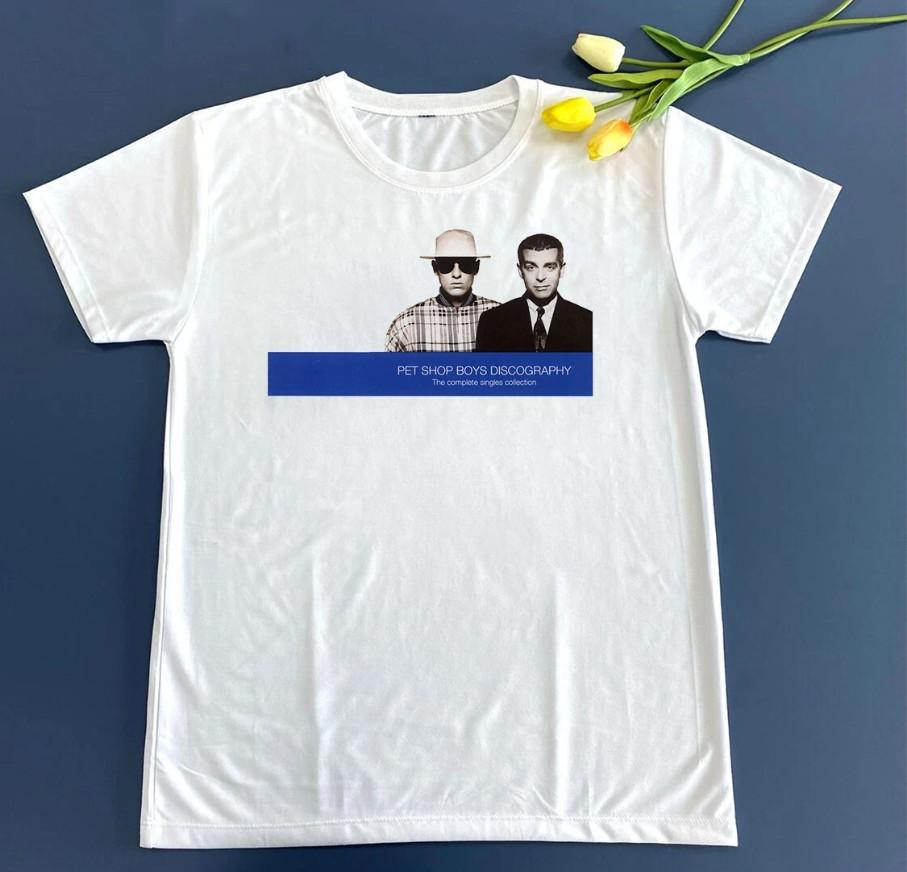 Pet Shop Boys Discography The Complete Singles T-shirt S-5XL M
