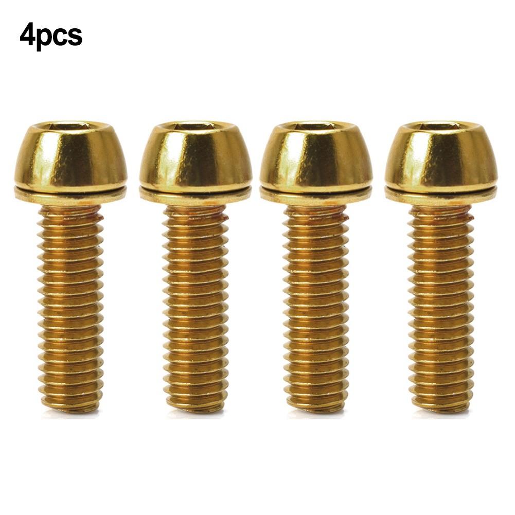 4pcs M5x20mm M6x20mm MTB Bike Bicycle Steering Handlebar Stem Screws Bolts/new