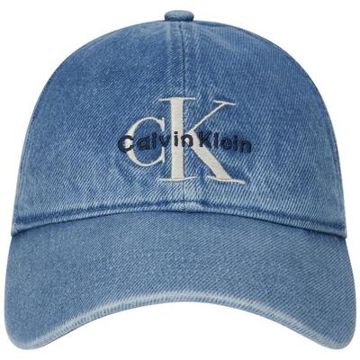 Calvin Klein Jeans Embroidered Denim Baseball Cap