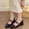 New Style Popular Women's Mary Jane Shoes Fashion Butterfly-knot Shoes Casual Low Heel Dress Street Style Shoes Zapatos Mujer