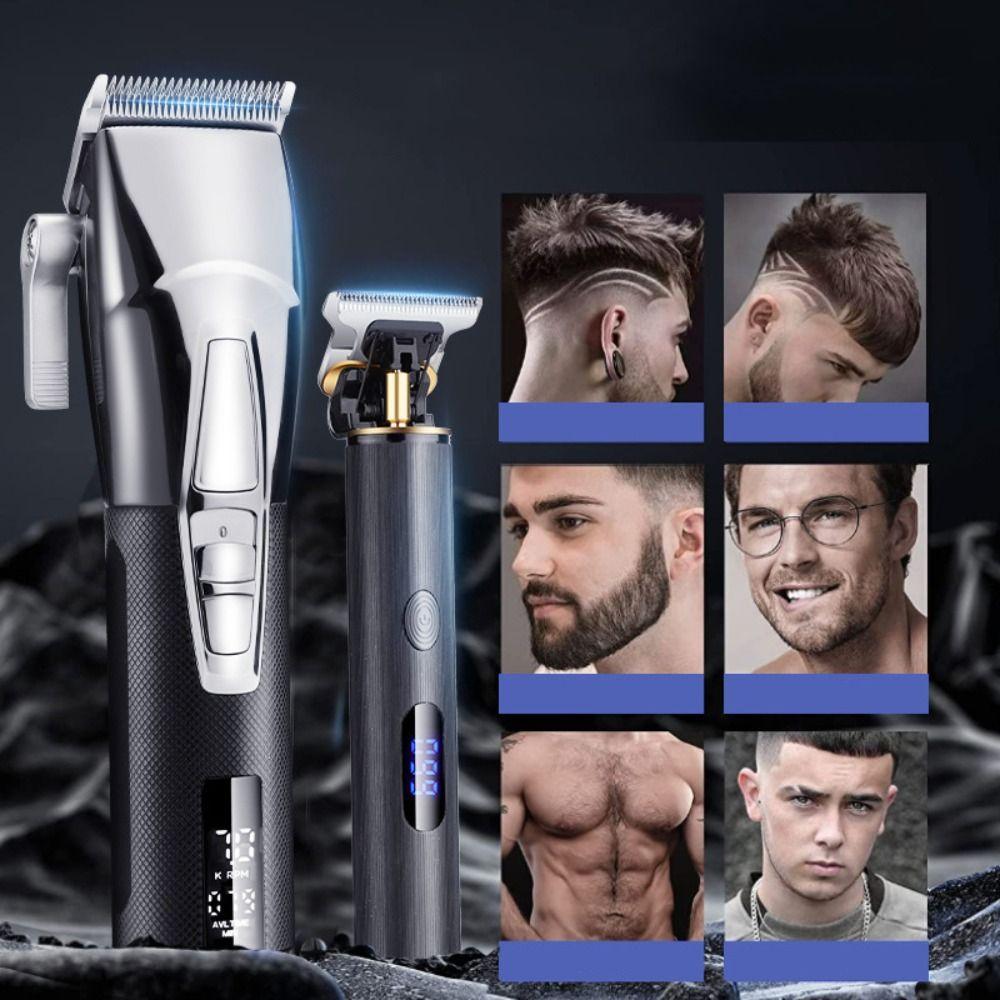 

Базовая парикмахерская Беспроводной набор для стрижки волос Машина для стрижки волос Электрический триммер для волос Машинки для стрижки волос