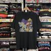 1994 Mighty Morphin Power Rangers Aged T-Shirt Black M