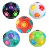 3D Cylinder Magic Bean Puzzle Cube Rotate Slide Gyro Fidget Toy Spinner Ball Anti Stress Fingertips Iq Games For Kid Adult