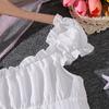 Modisches Sommerkleid für Mädchen, Kinder-Neckholder-Einschulterkleid