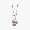 PINK ANANAS GLITZER KETTENKETTE Halskette_PINK