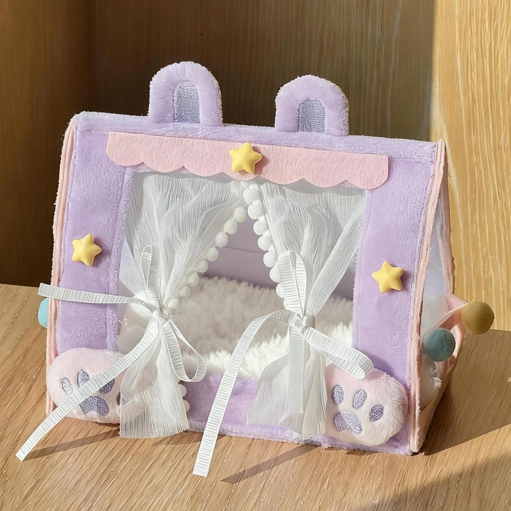 Cute Doll tent Bed Accessories Cotton Doll Baby Creative Doll Storage Toys Desktop Ornaments Plush Dolls Bed