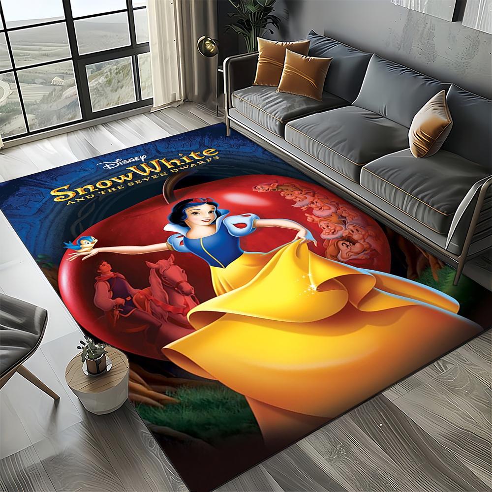 27 Style Snow White Princess Cartoon Girl Carpet Rug for Bedroom Living Room Home Sofa Decoration,kid Large Decor Floor Mat Gift