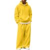 Ensemble sweat à capuche zippé et pantalon de jogging d'hiver pour homme - Tenue décontractée par temps froid