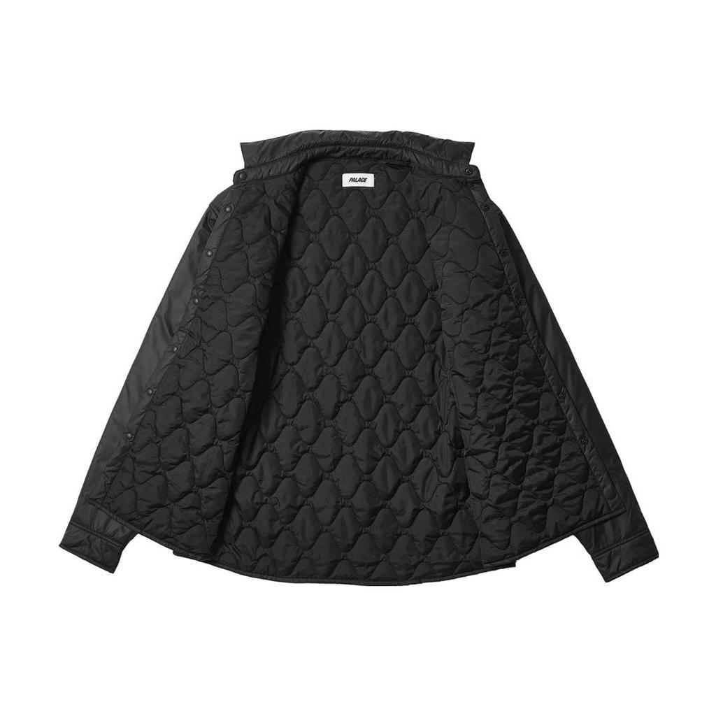 Palace Insulated Pertex Shirt Black Unisex Tops P25SHT052