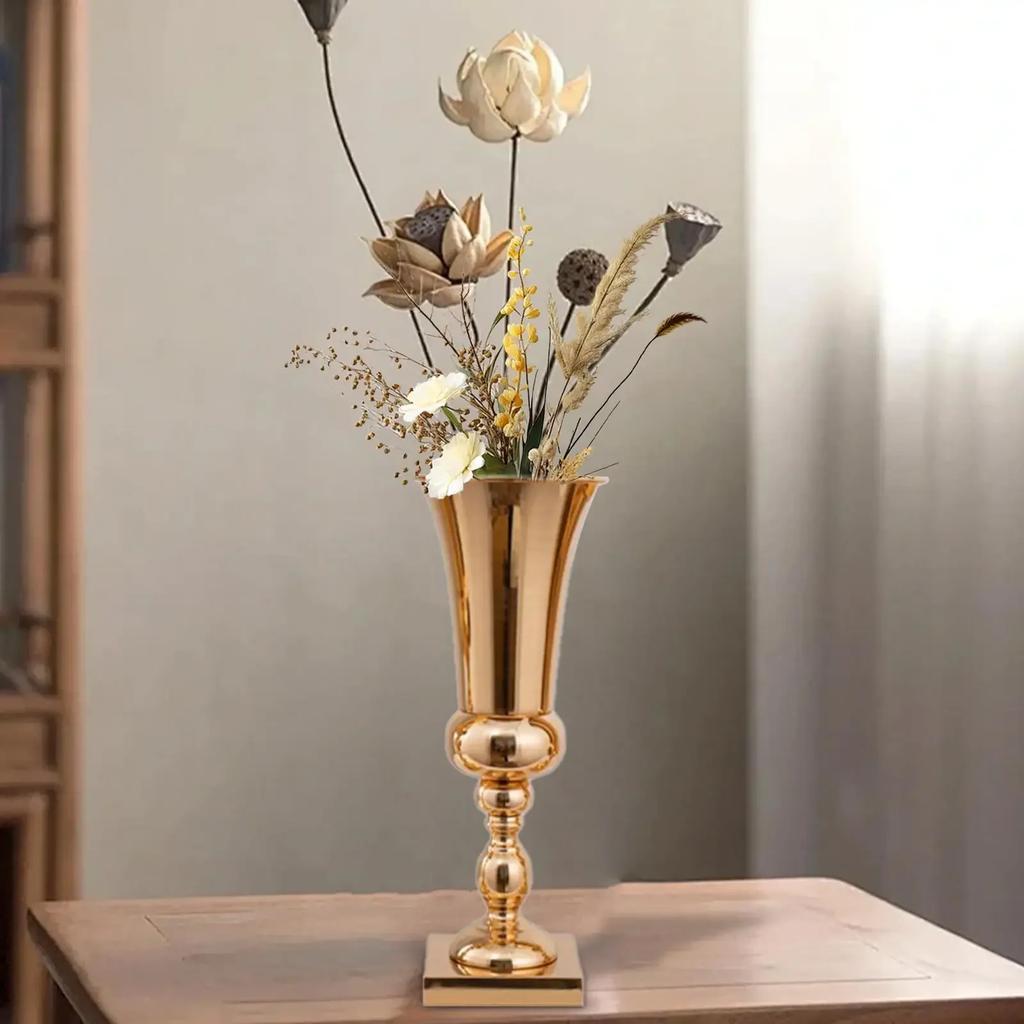2025 Hot Wedding Centerpiece Flower Vase Metal Elegant Flower Stand for Ceremony Wedding Arrangement Party Tabletop Indoor Outdo