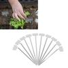 10PCS Outdoor Plant Labels, Stainless Steel Plant Labels Garden Marking Stakes Waterproof Reusable Metal Plant Markers for Plants Vegetables