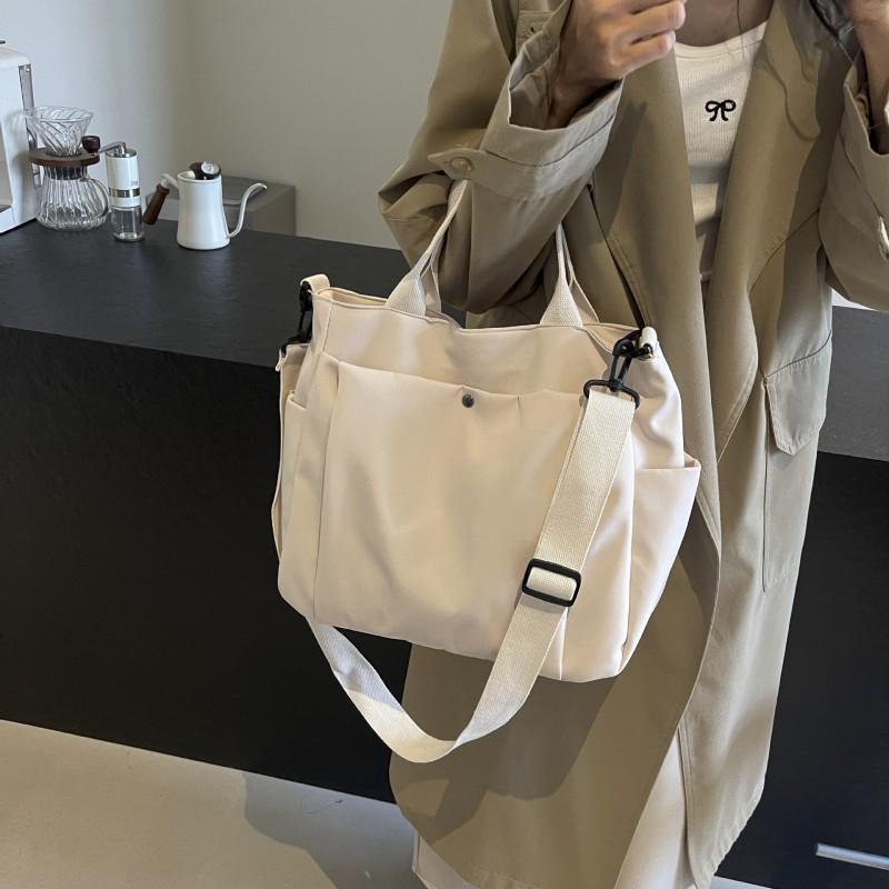 New Portable Cloth Bag Women's Large Capacity Shoulder Fashionable Commuting Cross-body All-matching Tote