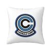 Capsule Corp Logo Square Pillowcase Cushion Cover Pillow Case Throw Pillow Cover for Home Sofa Living Room