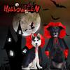 Pet Cat Role-playing Costumes Halloween Pet Transformation Costumes Holiday Party Costumes Suitable for Small Pet Cat and Dog