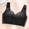 Large Size Bra Women's Lace Thin Full Cup Bra No Steel Ring Gathered and Gathered Accessory Push Up Bra
