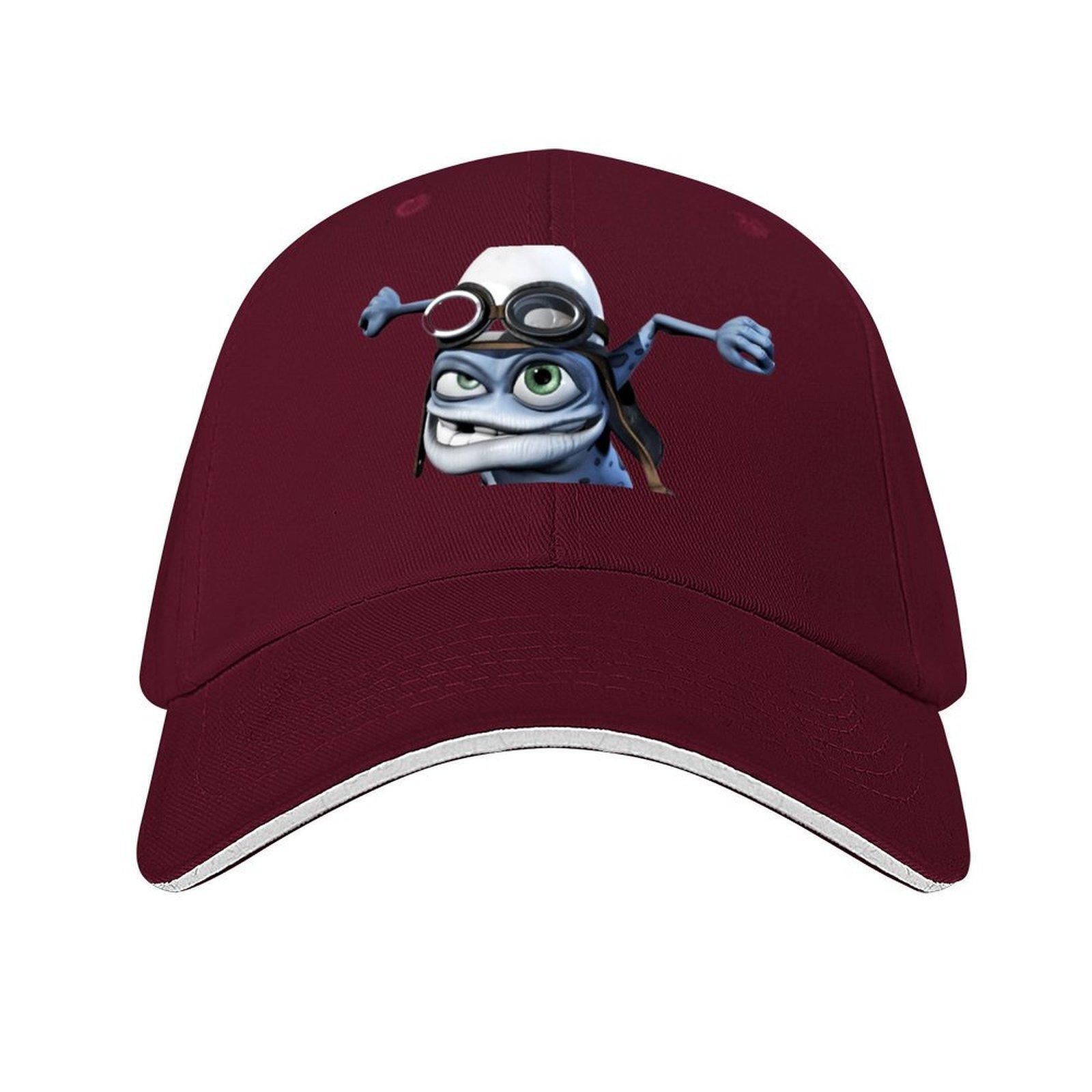 crazy frog Baseball Cap Big Size Hat custom caps Beach Unisex hat Womens Beach Visor Unisexs