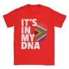 Unisex Unisexs T Shirt ITS IN MY DNA South Africa African Flag National TShirts Trendy Cool Summer Tee Shirt Clothing Gift Idea