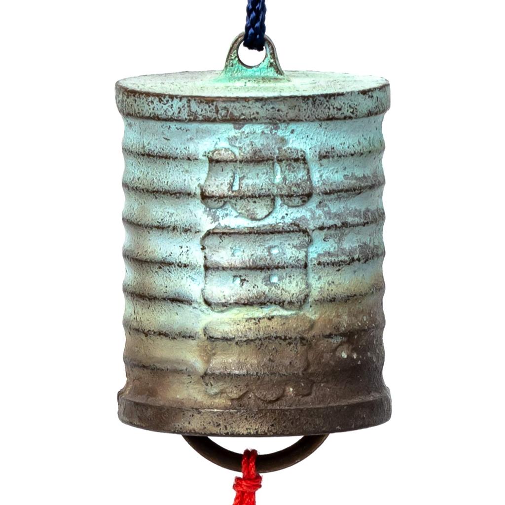 Wind Brass Odawara Lantern Wind Chime with Parquet Tanzaku [Odawara Chime]