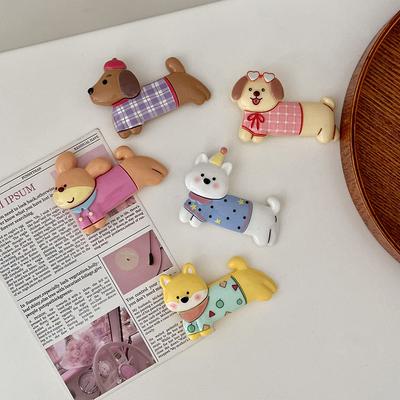 Kreativer niedlicher Hunde-Kühlschrankmagnet Cartoon Dackel Heimdekor Aufkleber Kawaii Tier Kühlschrankmagnete Dekoration Einzigartiges Geschenk