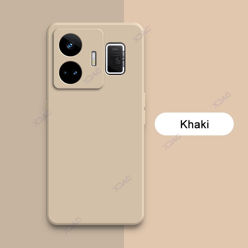 Mobile Covers for Realme GT Neo 5 5G Soft Luxury Square Liquid Silicone Phone Cases RealmeGT Neo5 GTNeo5 240W Double Liner Coque