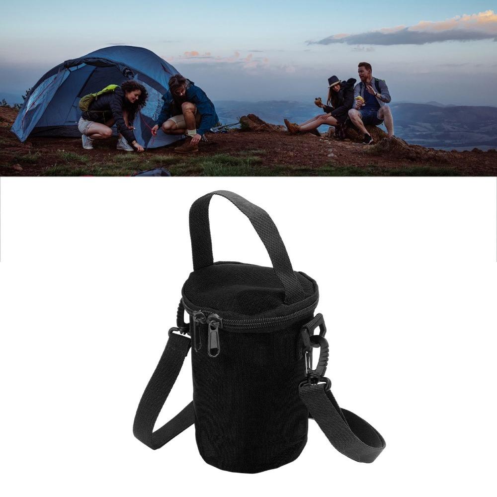 

Large Capacity Camping Gas Lamp Handle Bag Portable Propane Tank Carrying Bag Camping чёрный