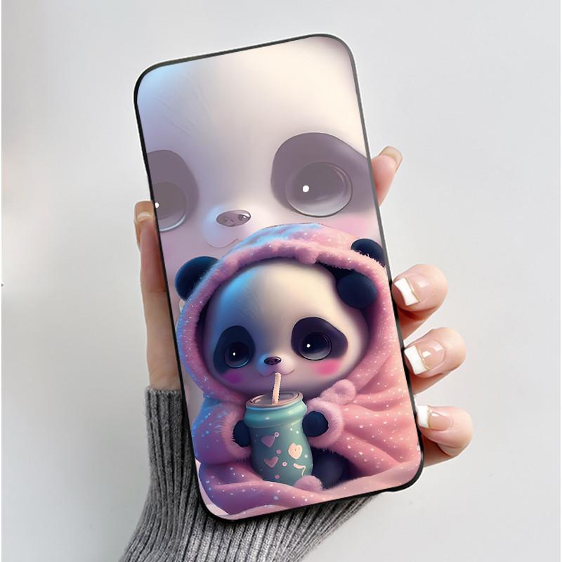 For Nokia 105 106 4G 2023 Case Cute Heart Rabbit Black Soft TPU Silicone Phone Cover For Nokia105 Nokia106 4G 2023 Bumper Coque