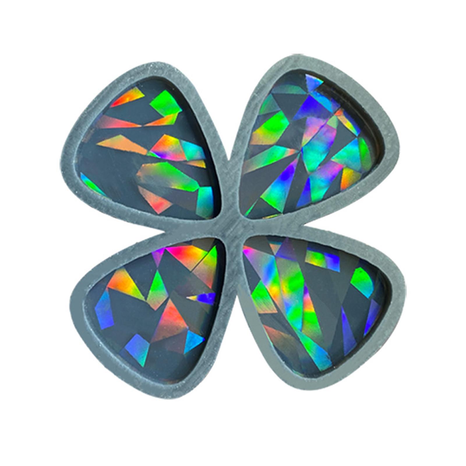 

Holographic Resin Keychain Mold Pendant Molds Guitar Pick Resin Molds Triangle Epoxy Casting Mold for DIY-Jewelry Making чёрный