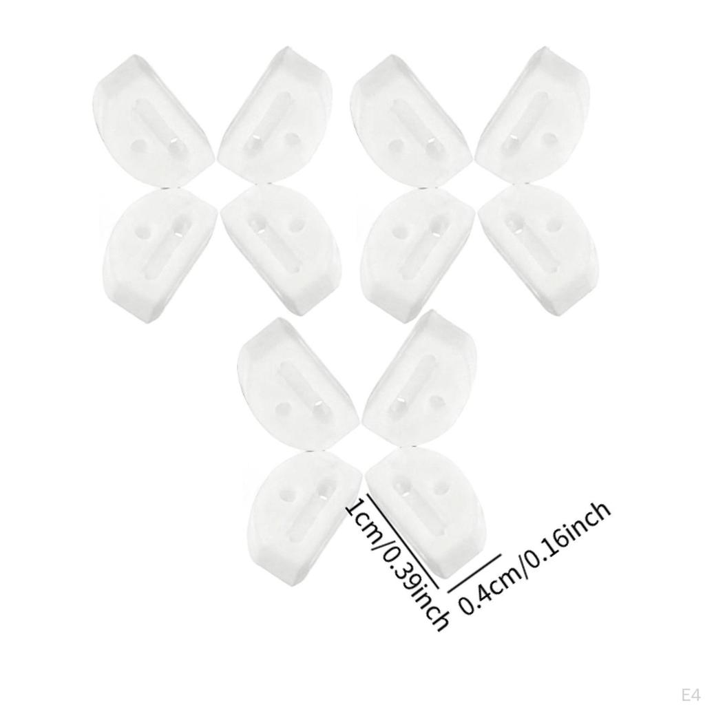 Zestaw 12 lekkich blokad strun do gitary klasycznej, 3 otwory