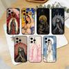 V-Virgen Mary Virgin Bible Phone Case For iPhone 17,16,15,14,13,12,11 Plus,Pro Max,XS,Soft Silicone Black Cover