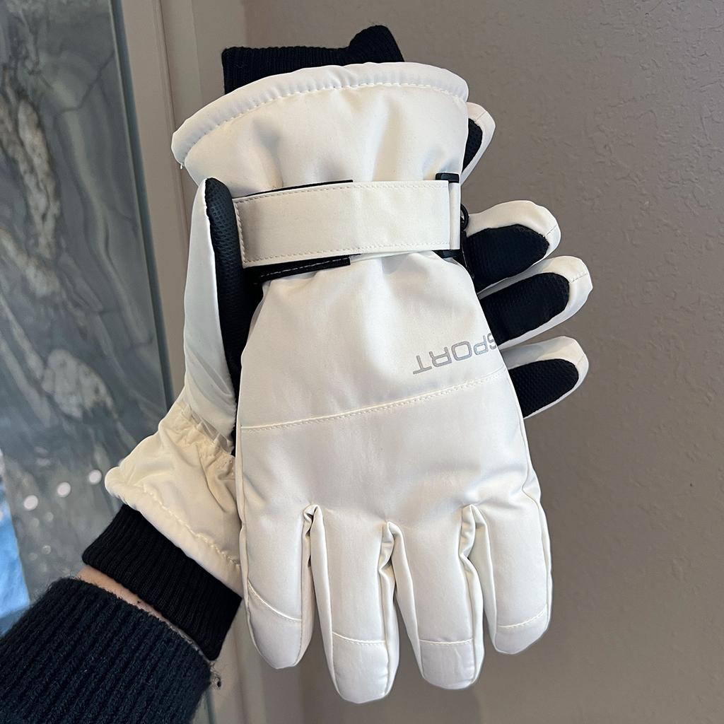 Gloves for Men and Women with Touch Screen, Winter Outdoor Mountaineering and Cycling, Warm and Velvet Thickened, Windproof, Coldproof and Waterproof