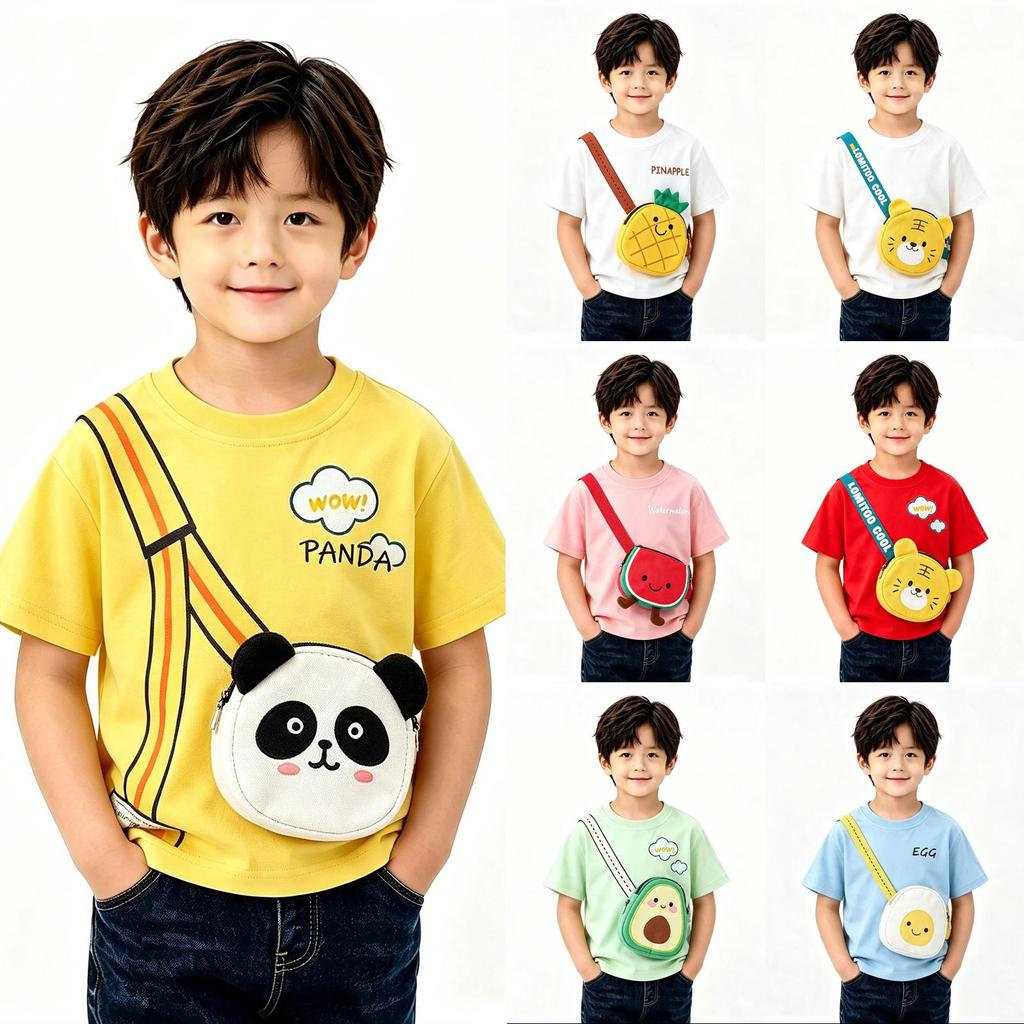 Boys Girls Long Sleeve T-Shirt with 3D Design – Soft Cotton Base Layer Top for School and Play