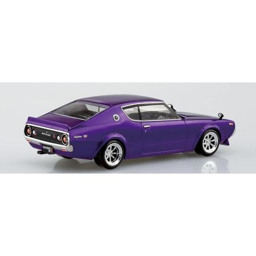 Aoshima Bunka Kyozai (AOSHIMA) 1/32 The Snap Kit Series Nissan C110 Skyline GT-R Custom (Metallic Purple) Pre-Colored Plastic Model Kit No. 18-SP3