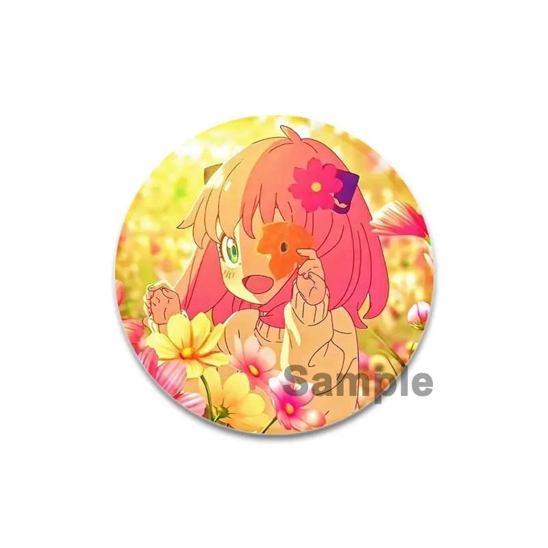 32/44/58mm SPY X FAMILY Enamel Pin Cute Anime Brooches Anya Forger Cute Head Lapel Pins Cartoon Badge Backpack Hat Jewelry Accessories Gift