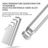 AIRAJ Allen Wrench Set Hex Wrench Multifunctional Short Arm Tool Universal Wrench Tool