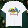 Jimmy Buffett Margaritaville Merry Christmas Santa White All Size T Shirt HN431