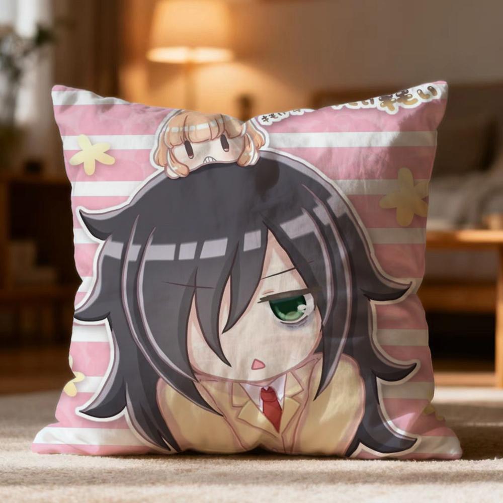 Fashion K-KKuroki Tomoko Cushion Cover Soft Washable Pillow Case Multi-Scene for Couch Bed Travel Office Use